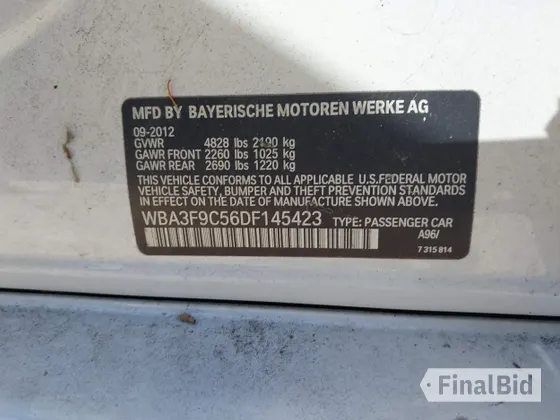 2013 BMW 3 Series ActiveHybrid 3
