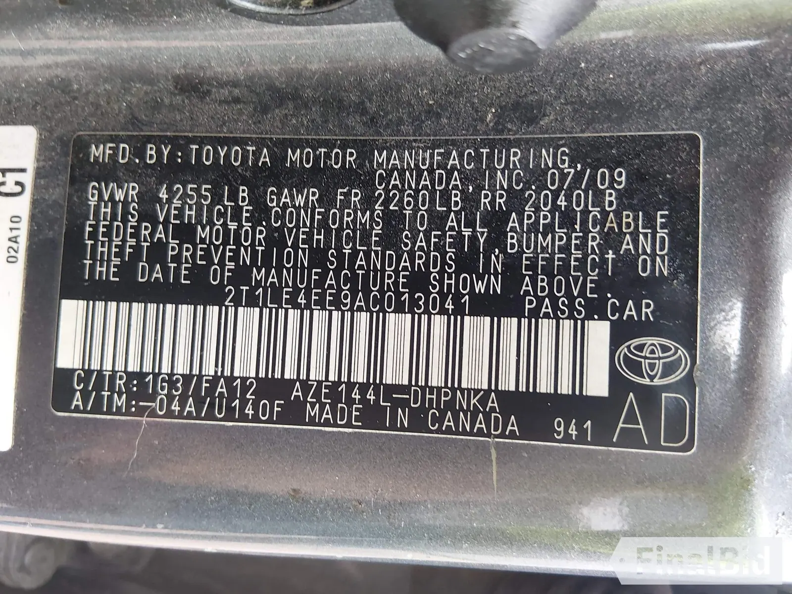 2010 Toyota Matrix