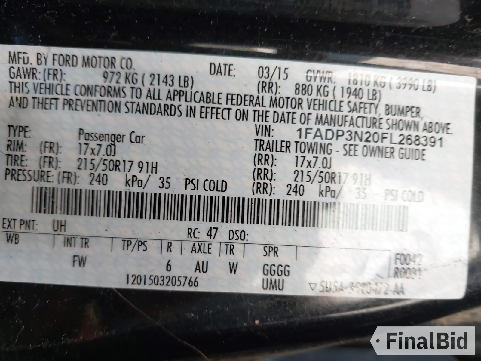 2015 Ford Focus Titanium