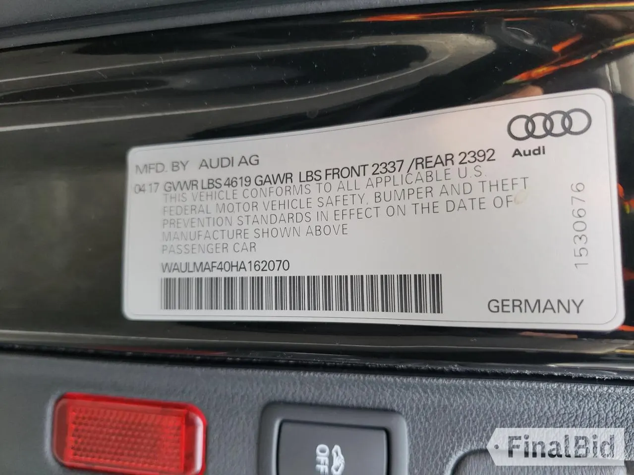 2017 Audi A4 ultra Premium Plus
