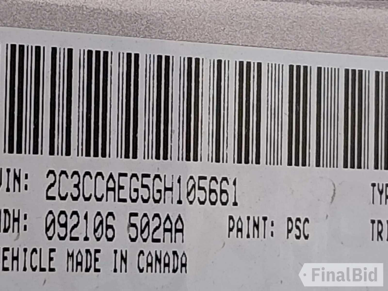 2016 Chrysler 300 C