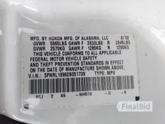 2002 Honda Odyssey EX-L