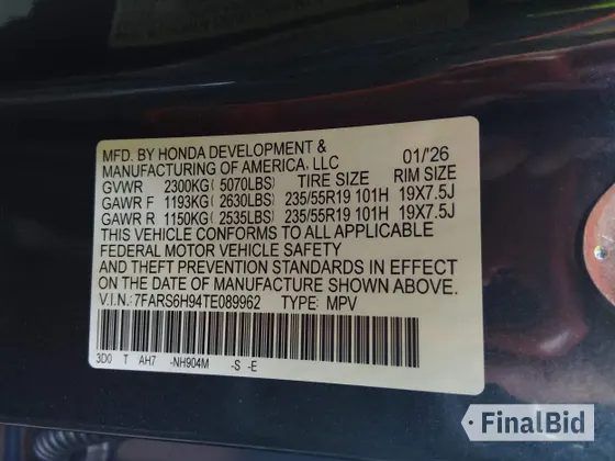 2026 Honda CR-V Sport Touring