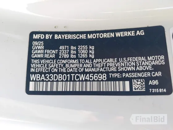 2026 BMW 4 Series 430i