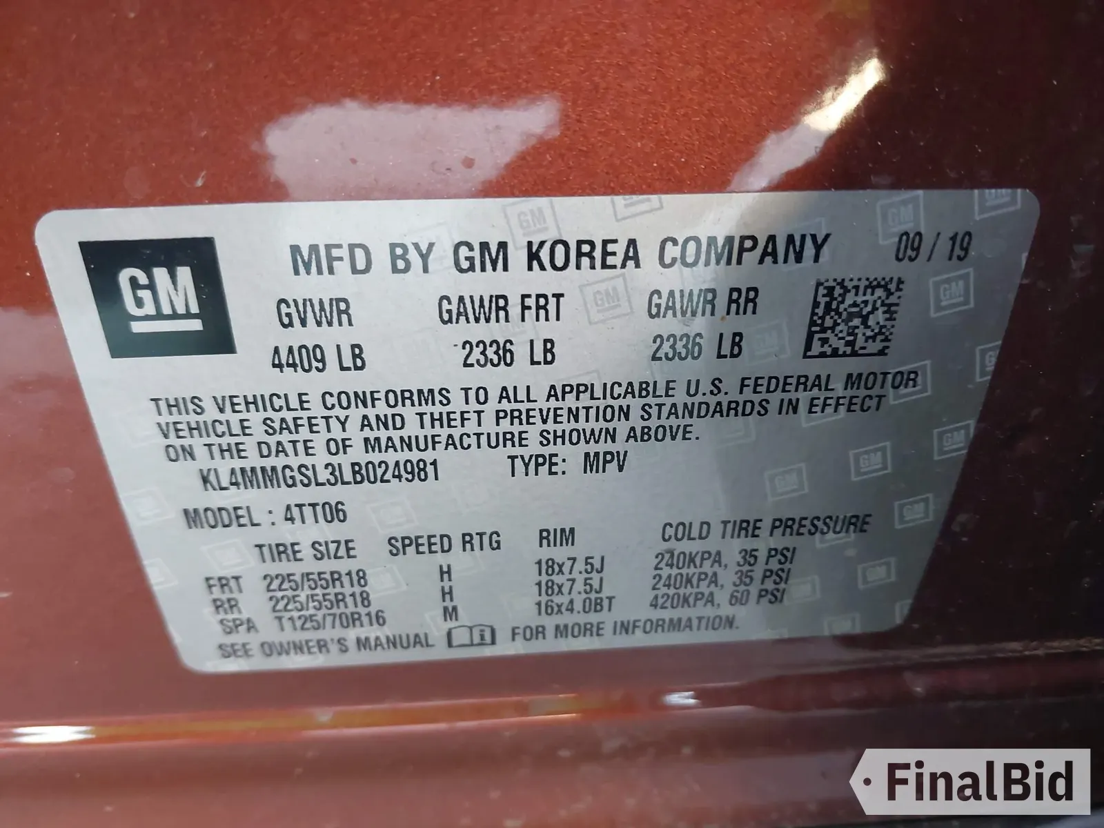 2020 Buick Encore GX Essence