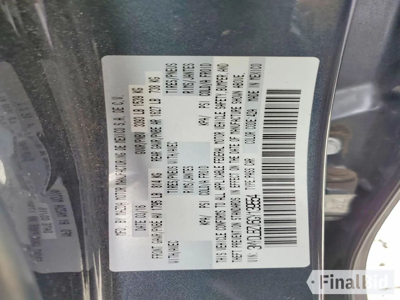 2016 Scion iA