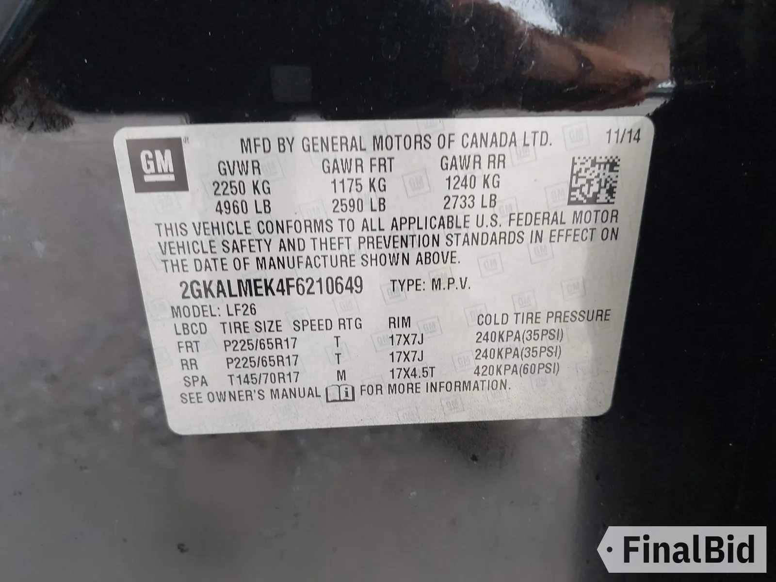 2015 GMC Terrain SLE