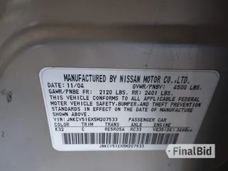 2005 Infiniti G35