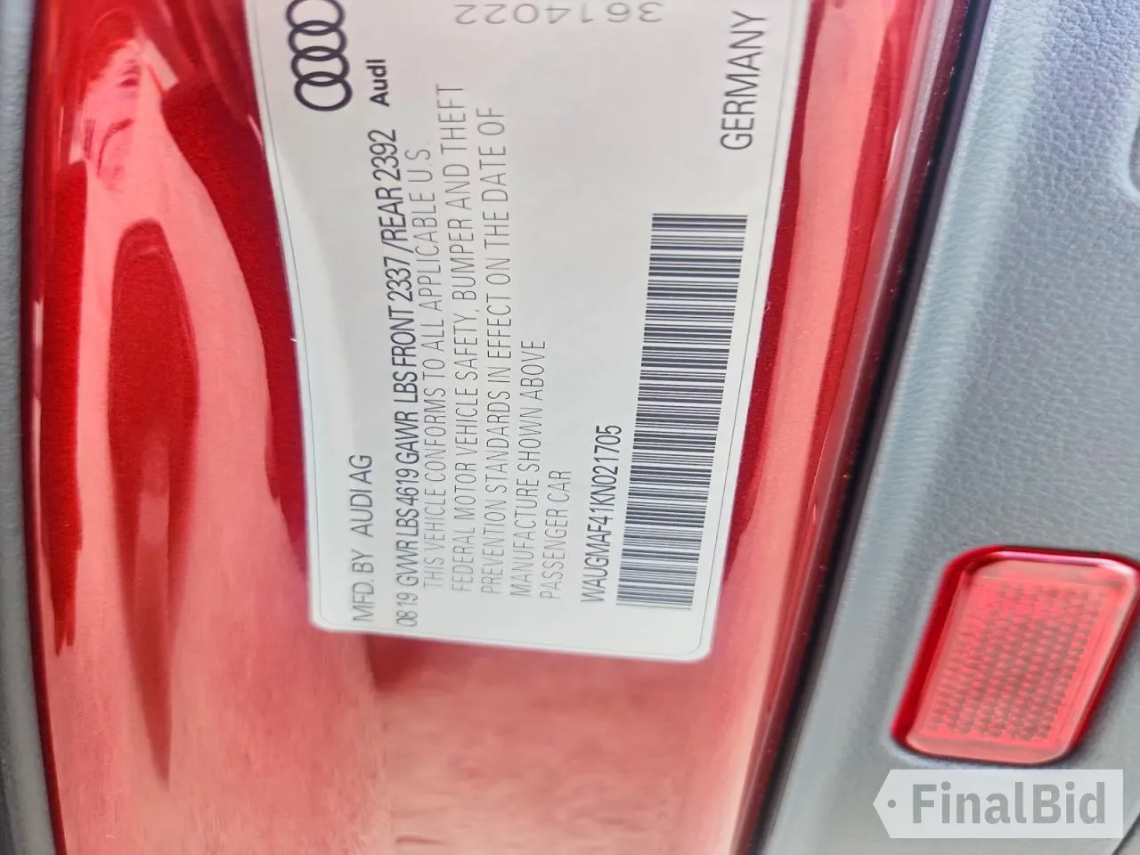 2019 Audi A4 Premium