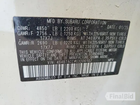 2025 Subaru Outback Premium