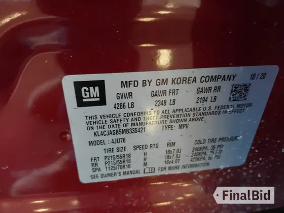 2021 Buick Encore Preferred