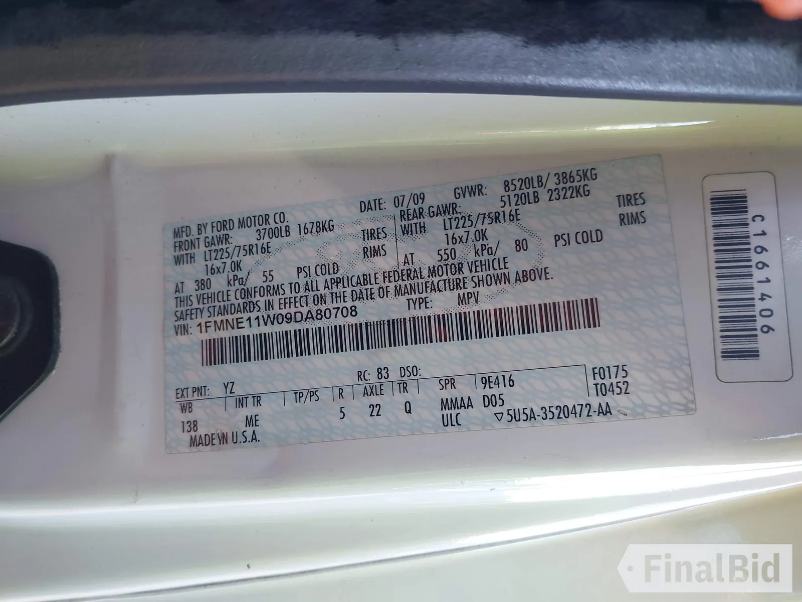 2009 Ford Econoline Passenger XL