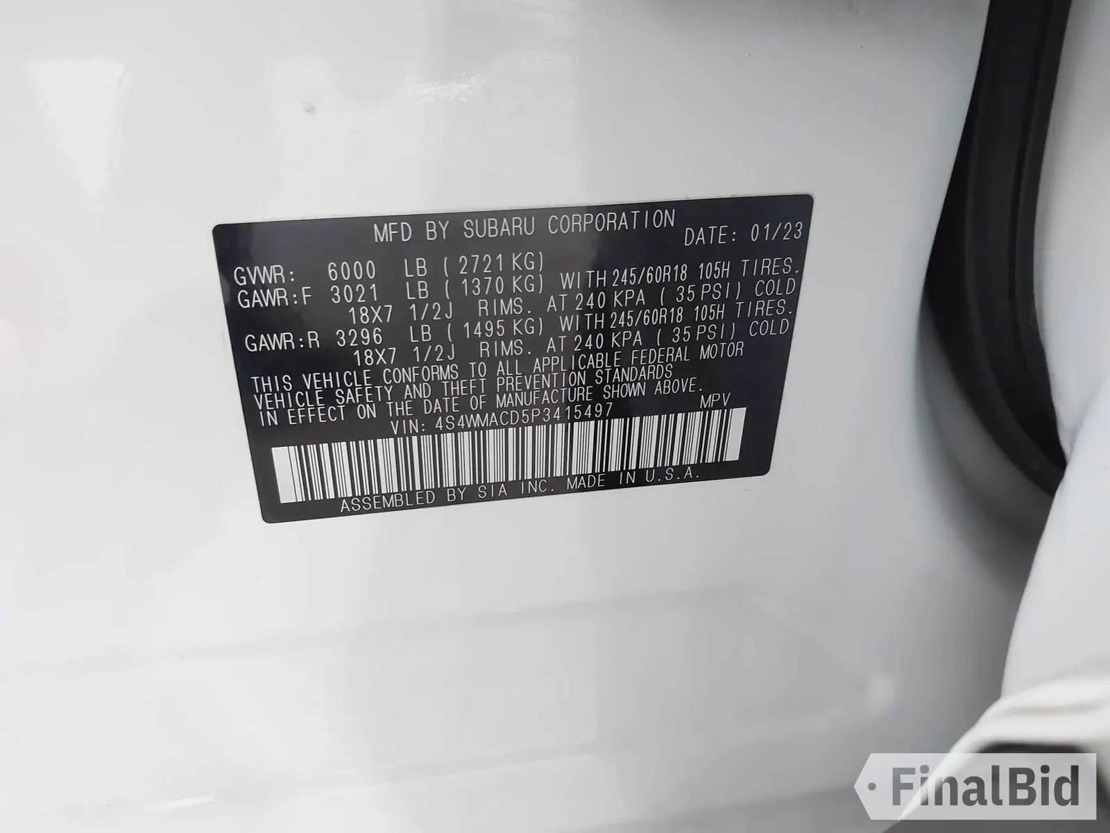 2023 Subaru Ascent Premium