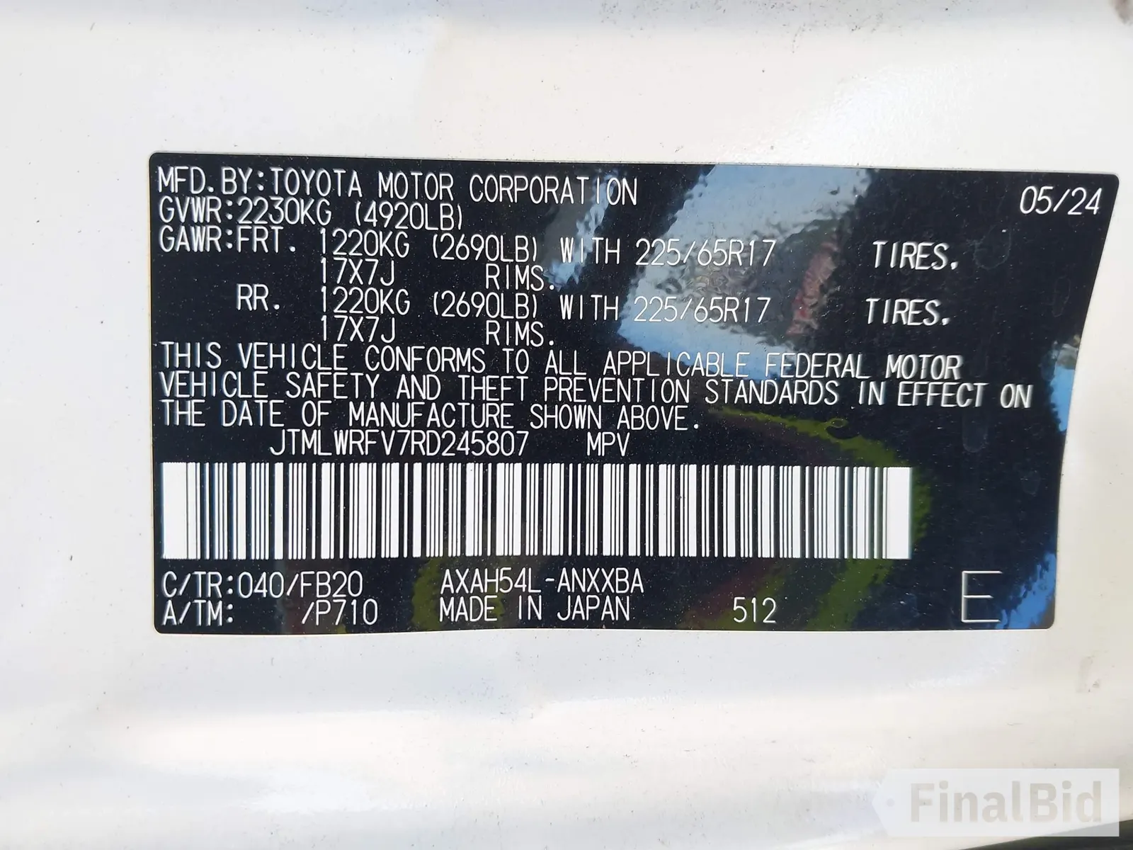 2024 Toyota RAV4 Hybrid LE