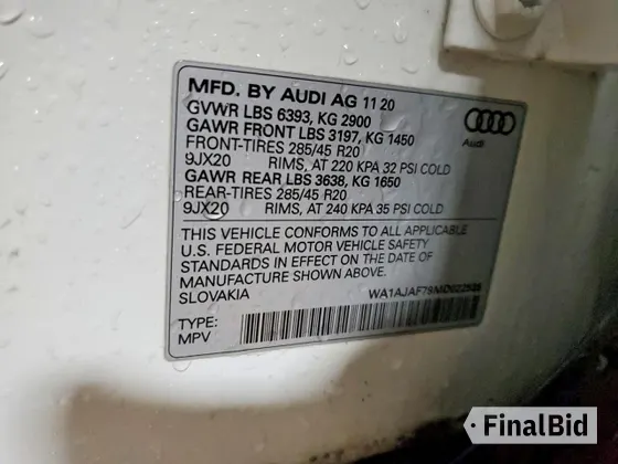 2021 Audi Q7 Premium