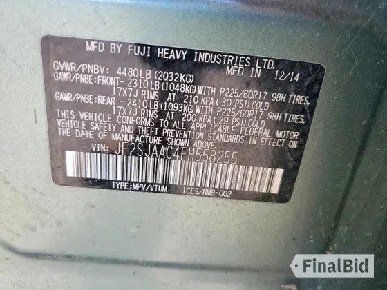2015 Subaru Forester