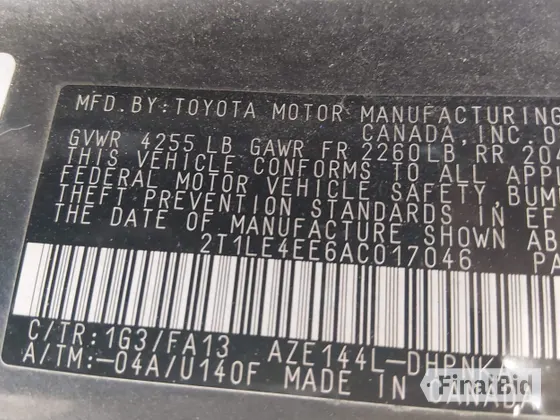 2010 Toyota Matrix S