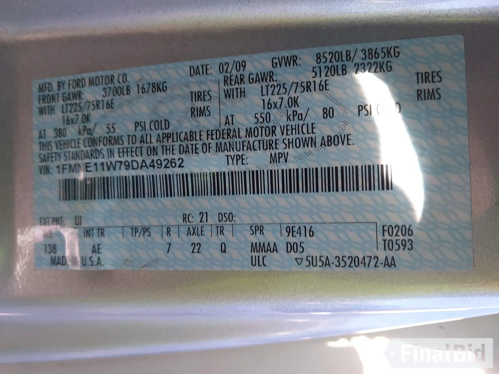 2009 Ford Econoline Passenger XL
