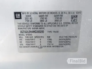 2017 GMC Sierra 1500