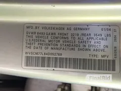 2004 Volkswagen Touareg