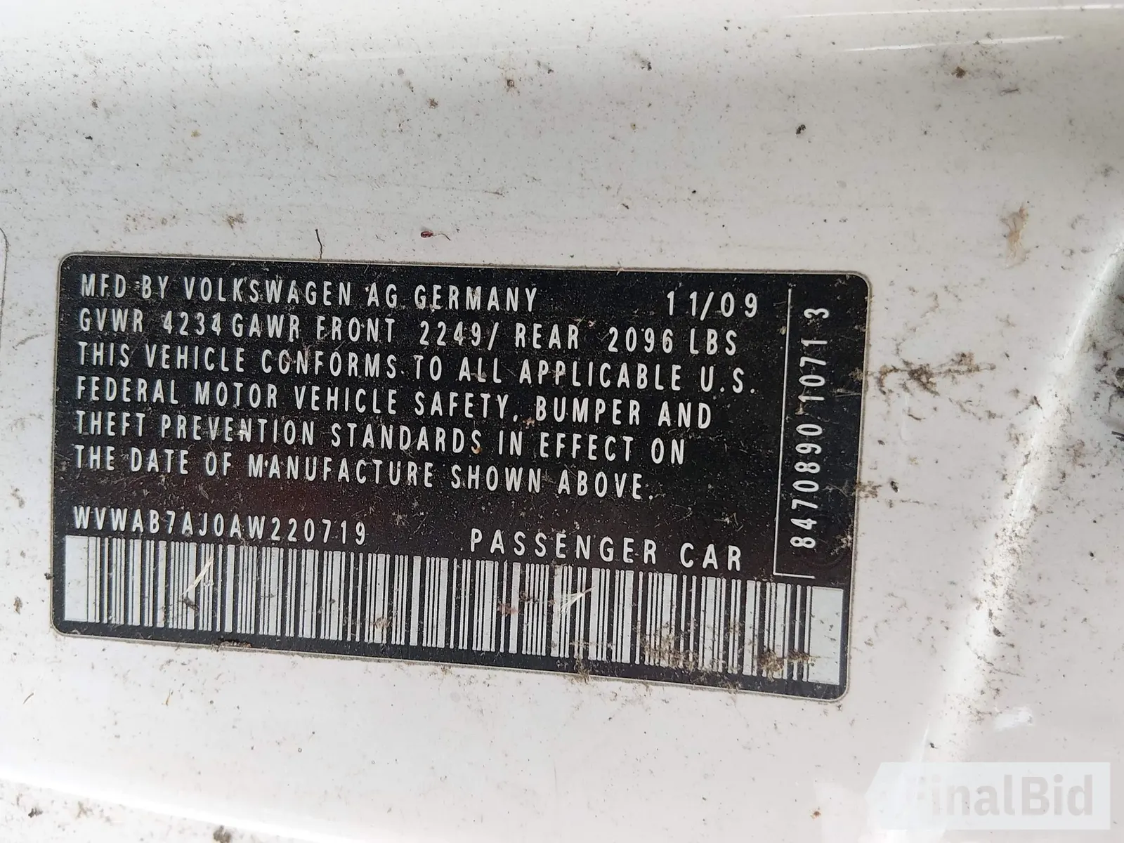 2010 Volkswagen Golf