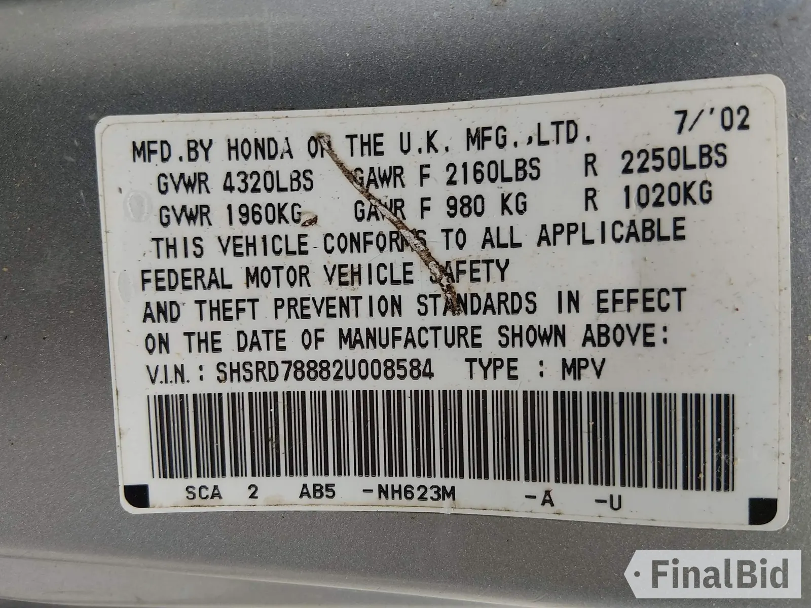 2002 Honda CR-V EX