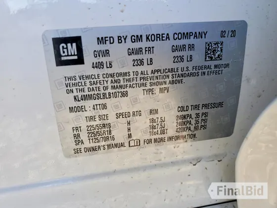 2020 Buick Encore GX Essence