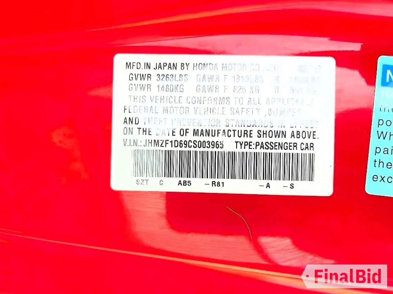 2012 Honda CR-Z EX