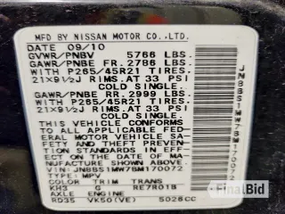 2011 Infiniti FX