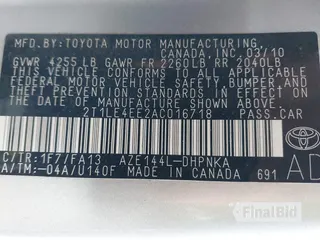 2010 Toyota Matrix S