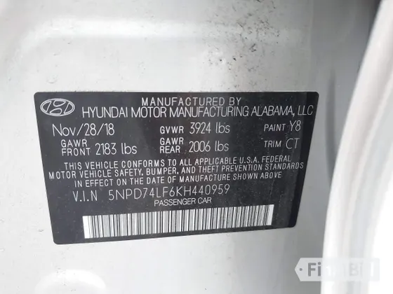 2019 Hyundai Elantra SE
