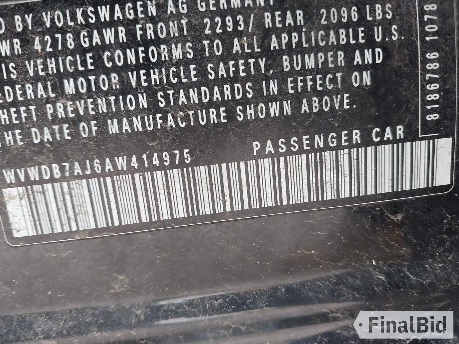 2010 Volkswagen Golf