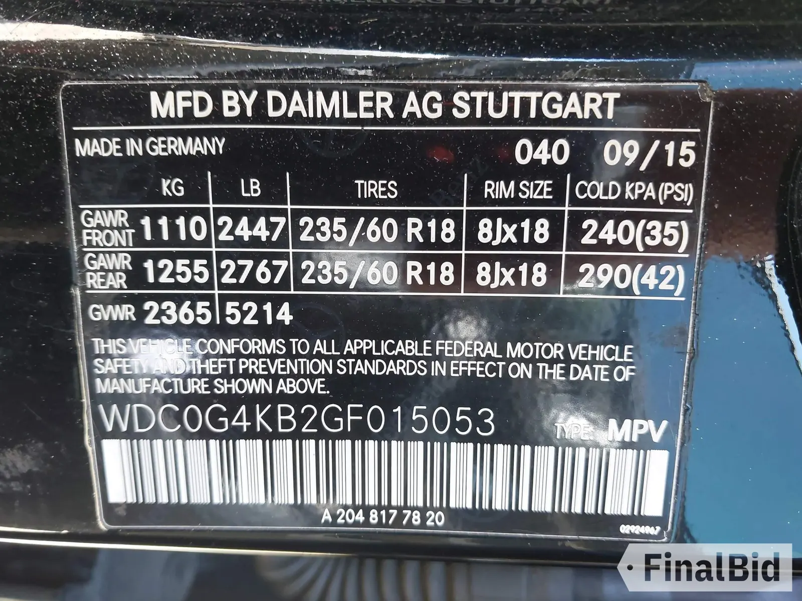 2016 Mercedes-Benz GLC 300