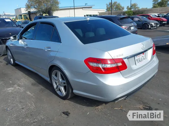 2011 Mercedes-Benz E 550 Sport
