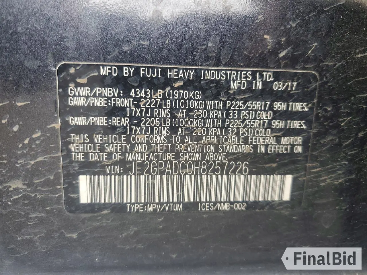 2017 Subaru Crosstrek Premium