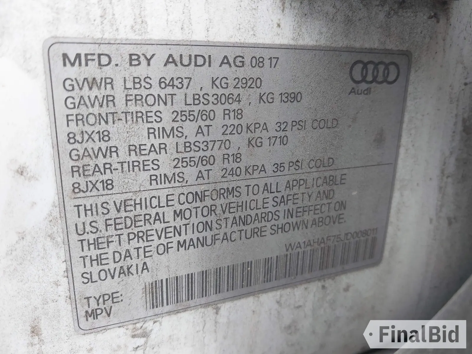 2018 Audi Q7 Premium