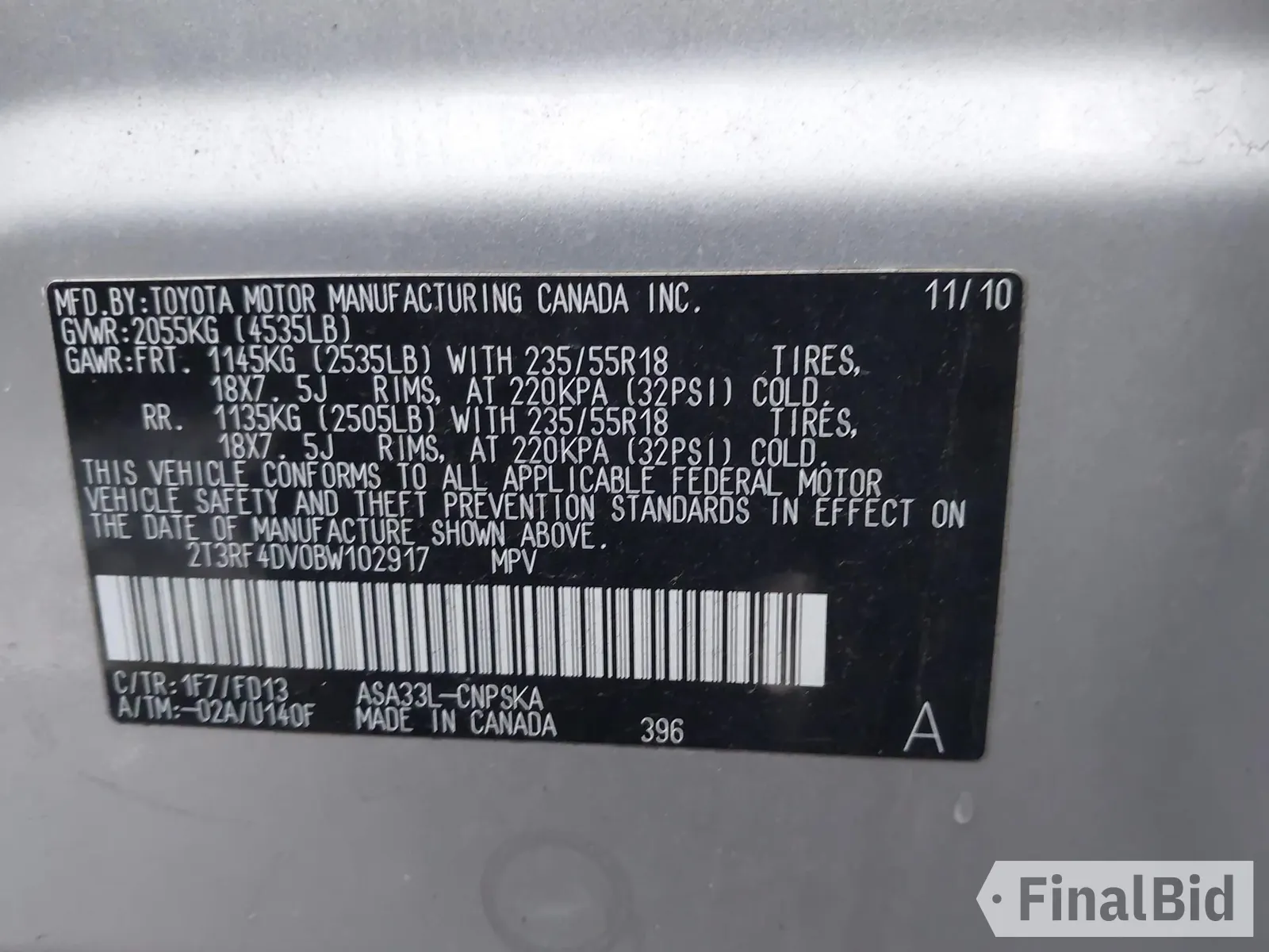2011 Toyota RAV4 Sport