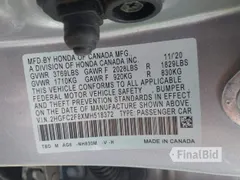 2021 Honda Civic Sport