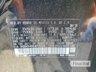 2020 Honda Fit Sport
