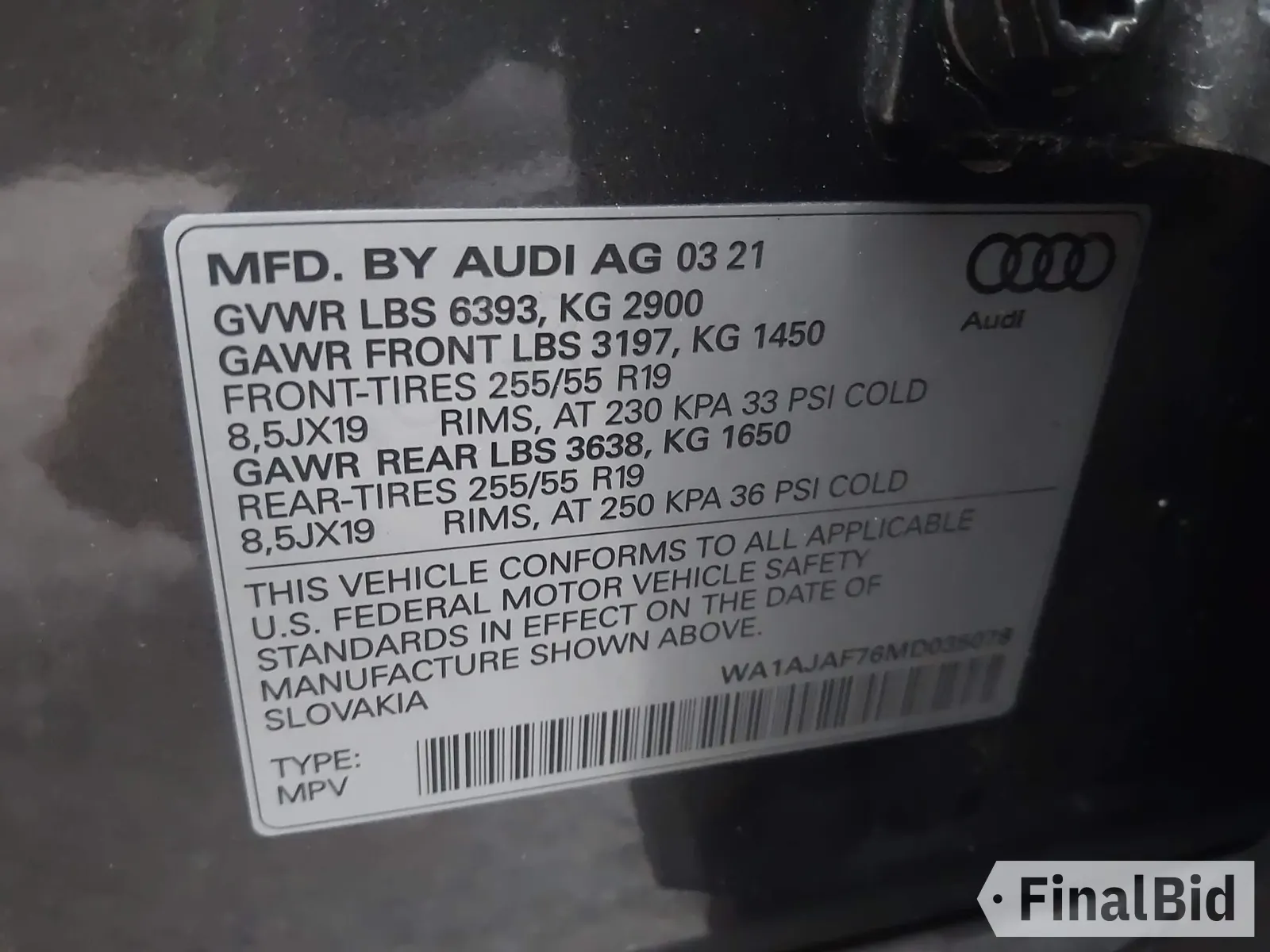 2021 Audi Q7 Premium