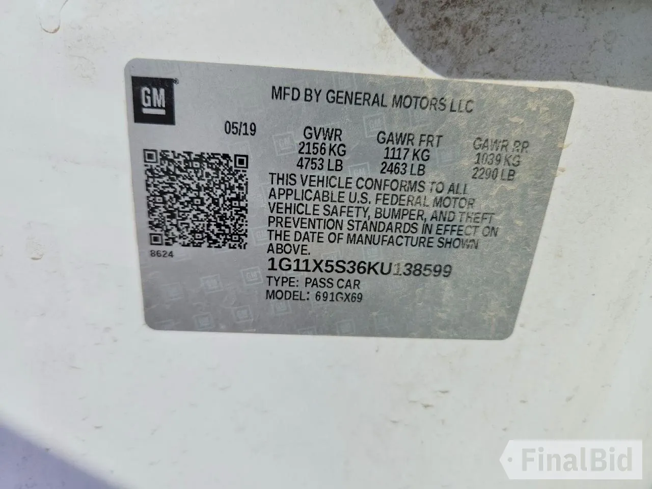 2019 Chevrolet Impala LS