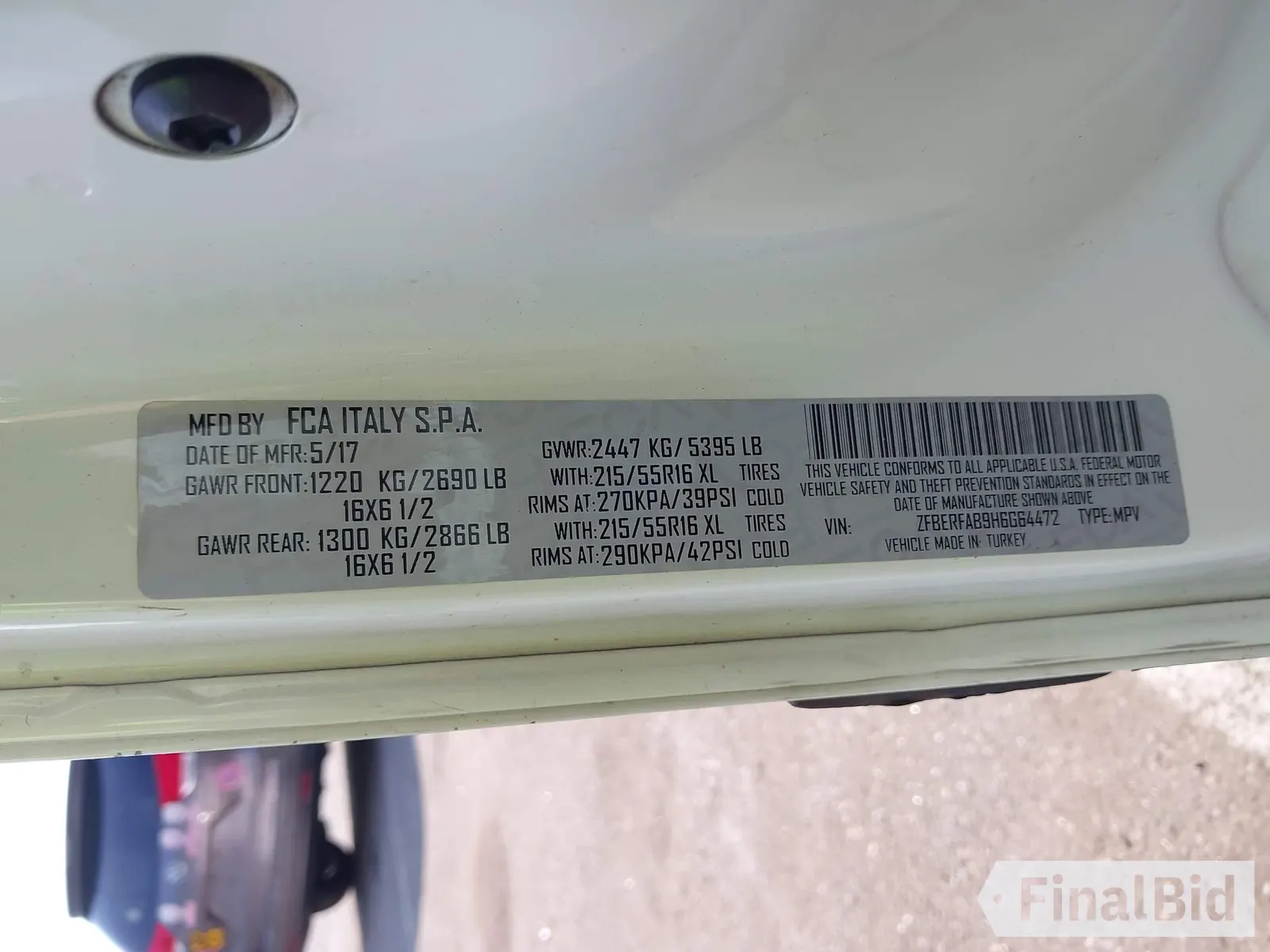2017 Ram ProMaster City Cargo Tradesman