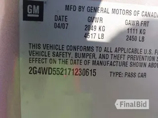 2007 Buick LaCrosse CXL