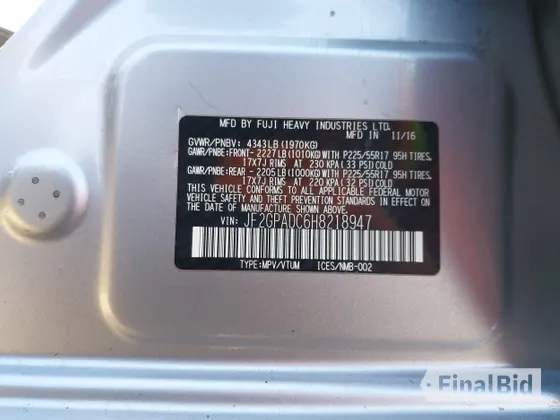 2017 Subaru Crosstrek Premium
