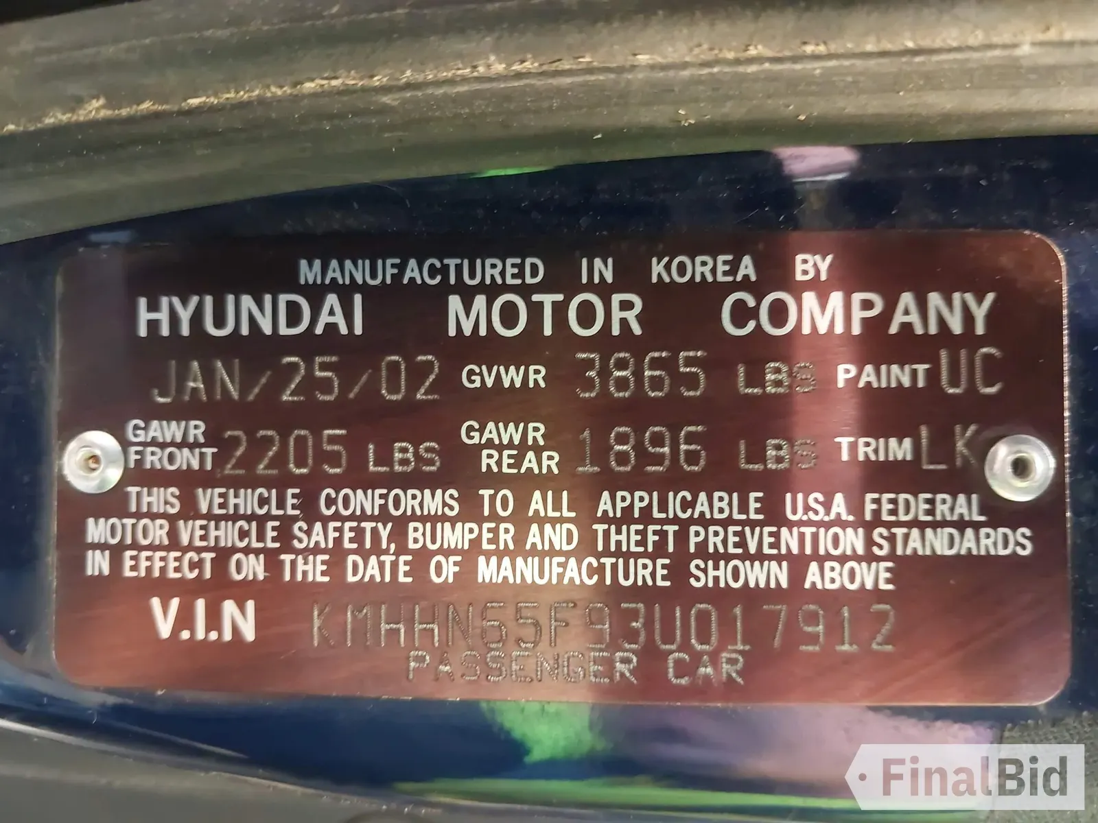 2003 Hyundai Tiburon GT