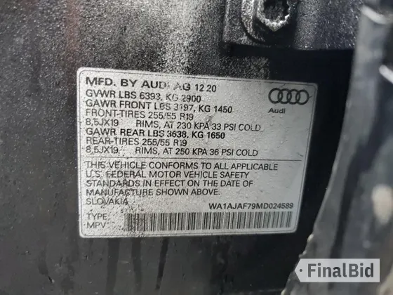 2021 Audi Q7 Premium