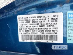 2012 Honda CR-Z EX