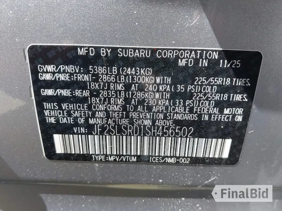 2025 Subaru Forester Limited Hybrid