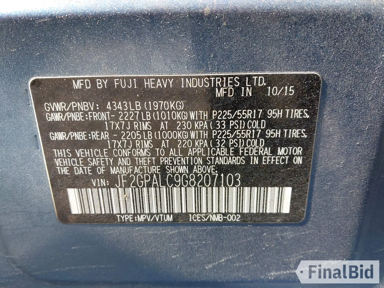 2016 Subaru Crosstrek Limited