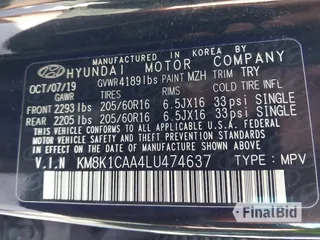 2020 Hyundai Kona SE